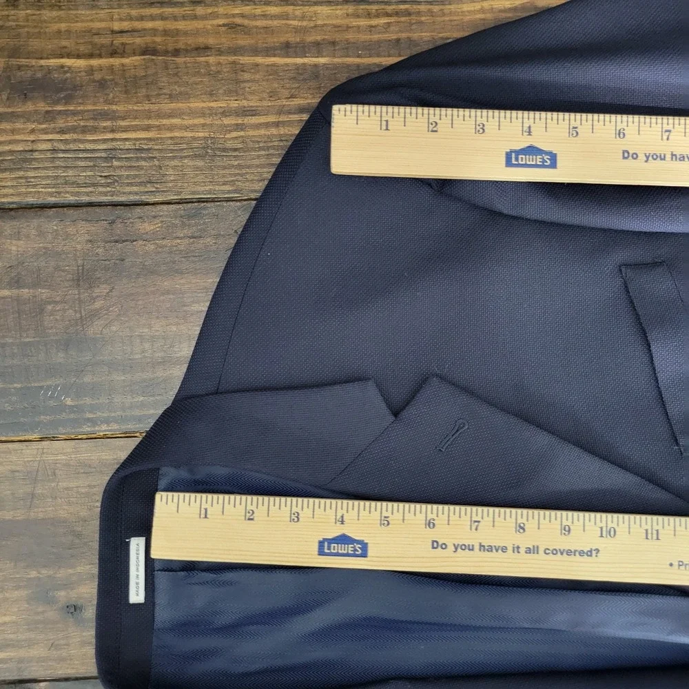 Joseph Abboud Men's Sport Coat Blazer Two Button Deep Navy Reda Super‎ 110s 50R